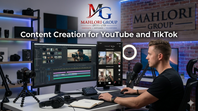 content creation for youtube and tiktok